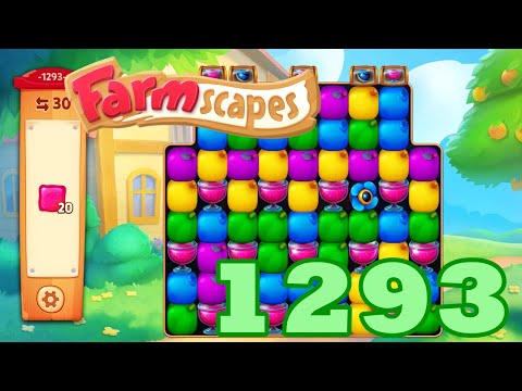 Farmscapes Level 1293 HD Gameplay Walkthrough | 3 - match game | android | ios | pc | GameGo Game