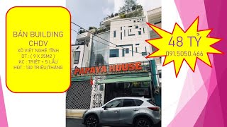 BÁN BUILDING CHDV XÔ VIẾT NGHỆ TĨNH - QUẬN BÌNH THẠNH
