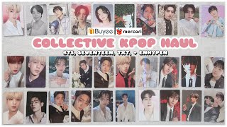 💌 huge kpop photocard haul + unboxing - buyee mercari japan | bts, seventeen, txt, enhypen