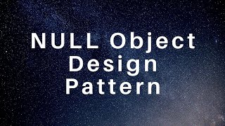 NULL Object Design Pattern