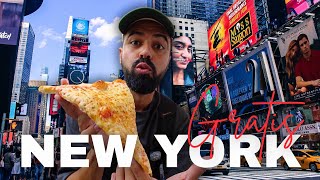 All this is FREE💰in NEW YORK 🗽| We tried the BEST 🍕 in the Big Apple