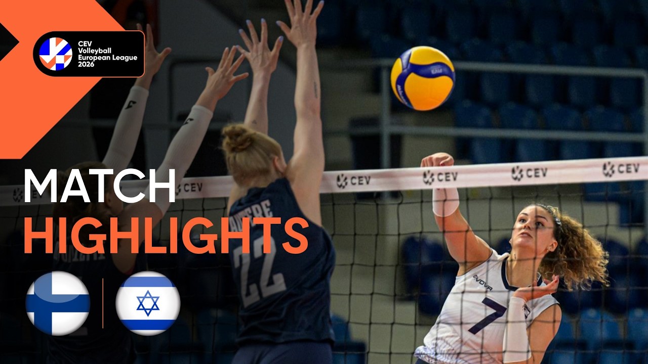 Highlights | Finland vs. Israel | CEV Volleyball European League 2026 | Women