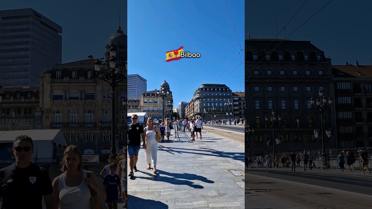 One of Europe’s Most Beautiful Cities📍BILBAO 🇪🇦 Biscay, Basque Country #travel #world #beautiful