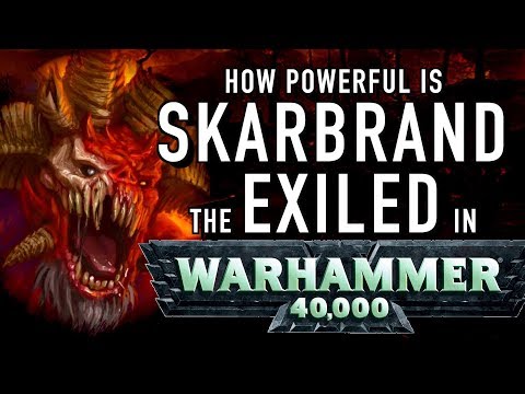 40 Facts and Lore on Skarbrand the Exiled in Warhammer 40K