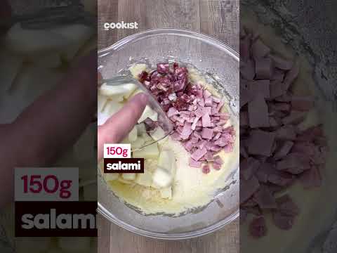 So #fluffy and #delicious 🤤This savory #cake is the #perfect #appetizer 😍 #cookistwow #shorts