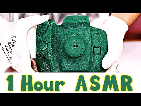 1 Hour ASMR Floral Foam Experience Crushing and Cutting Floral Foam