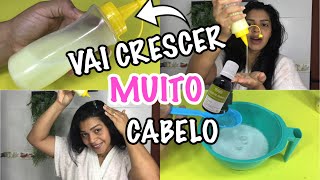 Cabelo Vai Crescer Muito Com óleo de Ricino e Babosa