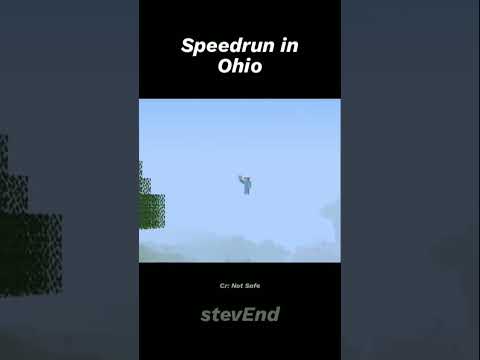 Insane Ohio Minecraft Speedrun 💥 #shorts