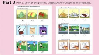 #24 Luyện nghe Tiếng Anh 🎧| Cambridge starters 8-Test 3