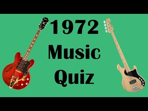 1972 Music Quiz