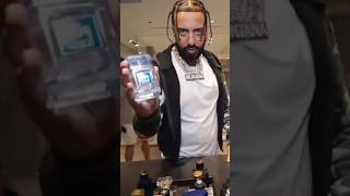 French Montana shows N3on his cologne collection #n3on #n3onclips #frenchmontana #cologne