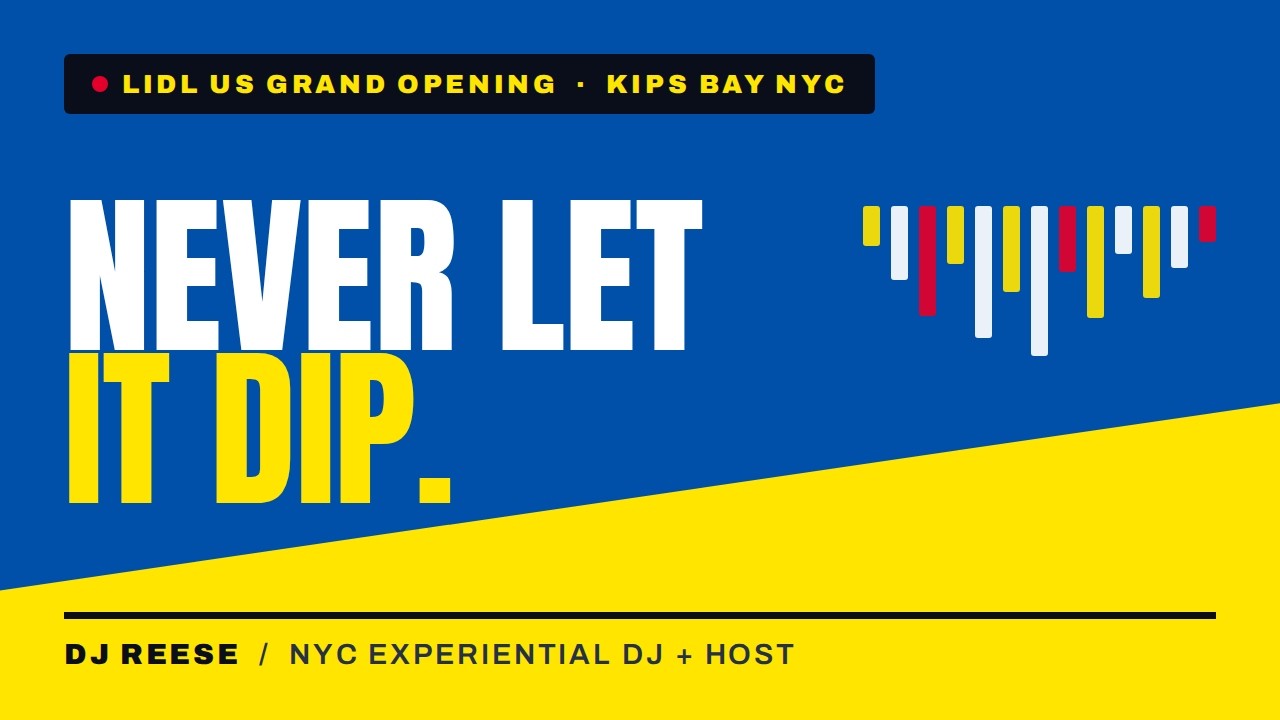 LIDL US experiential marketing activation in NYC