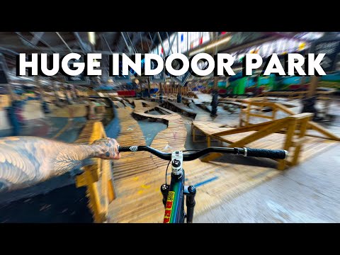 Inside the Largest Indoor Mountain Bike Park