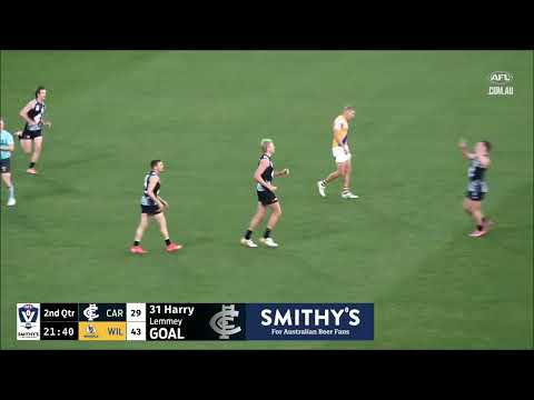 Harry Lemmey - VFL 2025 Round 9 Highlights - Carlton vs Williamstown