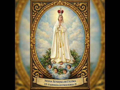 Imagem de Nossa Senhora de Fátima có-padroeira de Fronteiras-PI.  venerada desde 13/05/1953.