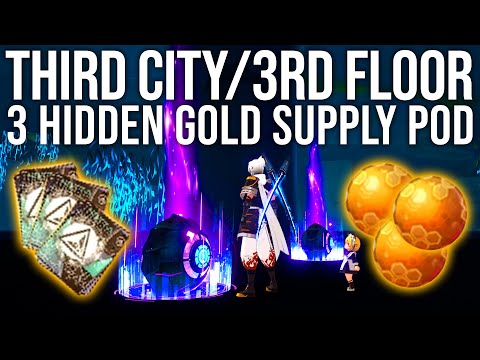 3 SECRET HIDDEN SUPPLY POD With Lost Text in THIRD CITY - Tower of Fantasy 2.1 #ToFVideo