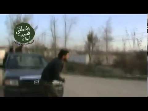 محاولة إسقاط طائرة من قبل كتيبة عبد الله بن سلام في ريف دمشق