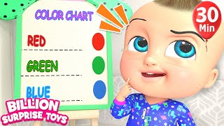 Color Learning Song - BillionSurpriseToys Nursery 
