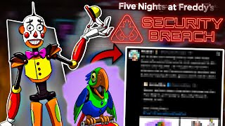 NEW Official Never Before Seen Security Breach Characters REVEALED + Drama! - [FNAF SB Concepts]