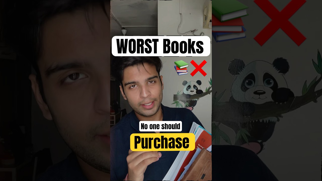WORST❌books I REGRET buying during NEET time📚