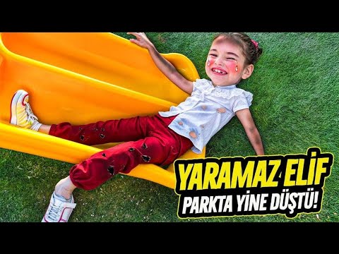 PARKTA SÜREKLİ DÜŞTÜ YARAMAZ ELİF SİNEM!!! @PrensesLinaTv @fatihselim