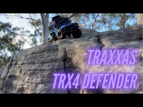 Brave Defender!!!  Traxxas TRX4 Defender tackles the Cliffhanger’s Rock #trx4 #defender #4wd