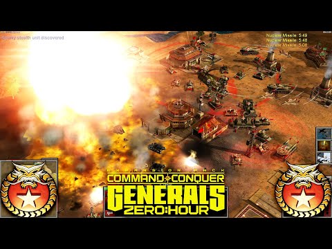 China | Free For All 1vs7 China Hard | Command & Conquer Generals Zero Hour