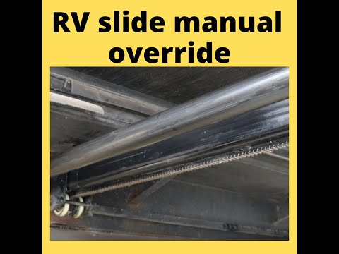 Manual override of a lippert slide out