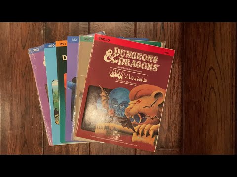 All Solo TSR Dungeons and Dragons Modules - except for one NOT recommended