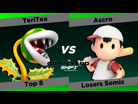The Graveyard Shift #7 - Top 8 Losers Semis - TeriTea (Piranha Plant) VS Ascro (Ness)