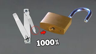 How to Open Lock Without Key Very Easy | World TV