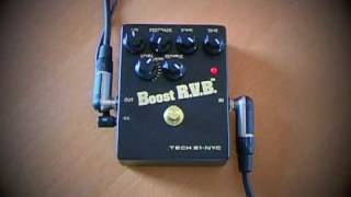Video thumbnail for Tech 21 Boost R.V.B. with Sadie and Burgs by Brett Kingman