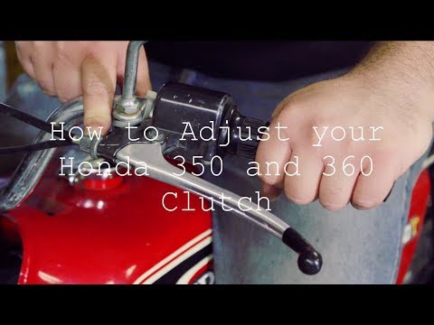 Honda CB350 / CB360  Clutch Adjustment & Mechanism Rebuild