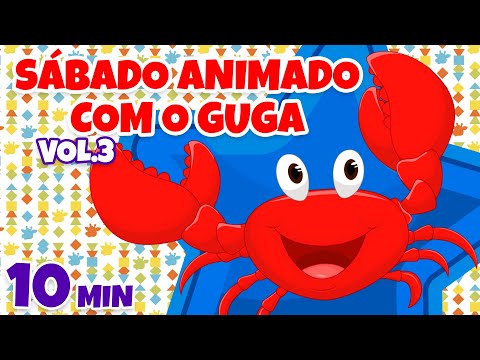 Sábado Animado com o Guga Vol. 3 - Giramille 10 min | Desenho Animado Musical
