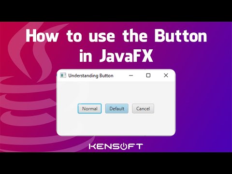 Button JavaFX Tutorial | 100% Perfect For Beginners