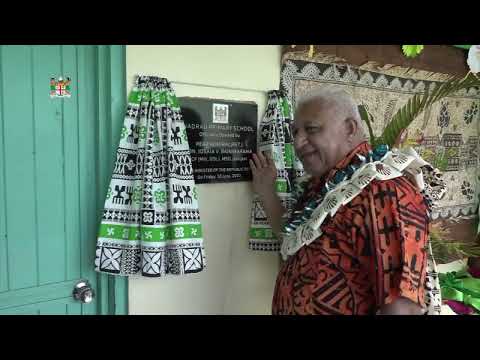 Fijian Prime Minister commissions Nadrau Primary School's renovated facilities