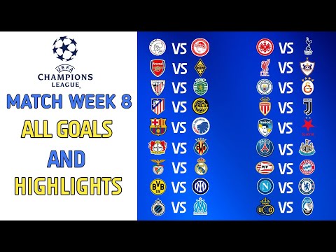 All Champions League Goals | Matchweek 8 | Highlights 2025/26