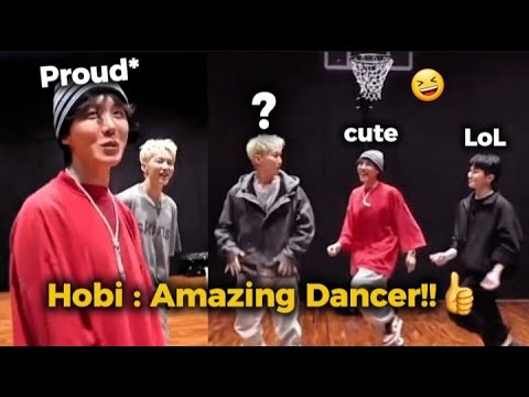 Bts Jhope praising Seventeen dance and Hoshi being "Cute" baby around jhope and woozi