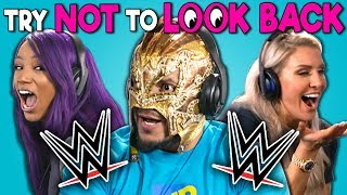 WWE Superstars React To Try Not To Look Back Challenge