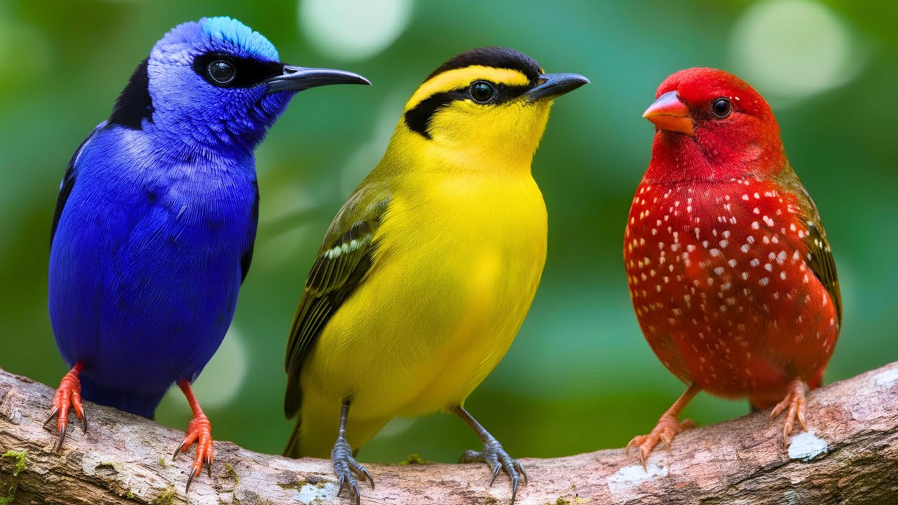 The Most Beautiful Small Birds 🌿 Ultimate Relaxing Bird Sounds for Sleep & Stress Relief 🕊️ Calming