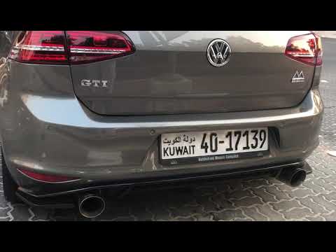 mk7 gti armytrix downpipe and xforce varex exhaust
