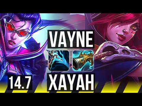 VAYNE & Alistar vs XAYAH & Zyra (ADC) | 65% winrate, 15/2/5, Legendary | EUW Diamond | 14.7