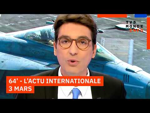 Le 64' - L'actualité internationale du mardi 3 mars 2026 - TV5MONDE