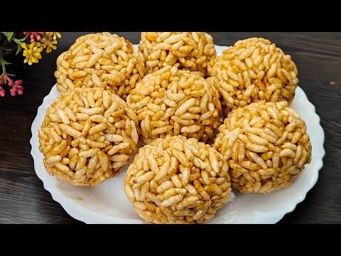 Winter Special Murmura Laddu Recipe ❤️ l मुरमुरा गुड़ के लड्डू l Puffed Rice Sweet Balls recipe