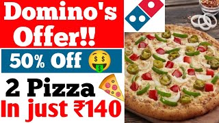 2 Domino's pizza under ₹140 | Domino's coupon code 2021 | Domino's loot offer | Domino's promo code