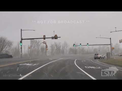 02-19-2022 Muncy, PA - Massive Snow Squall Blasts Across Pennsylvania With Strong Winds & Heavy Snow