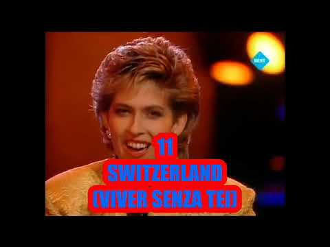 My top 22 of Eurovision 1989