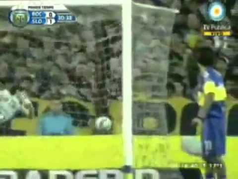Golazo de Gabriel Méndez - Boca 1 vs San Lorenzo 1 - Apertura 2011