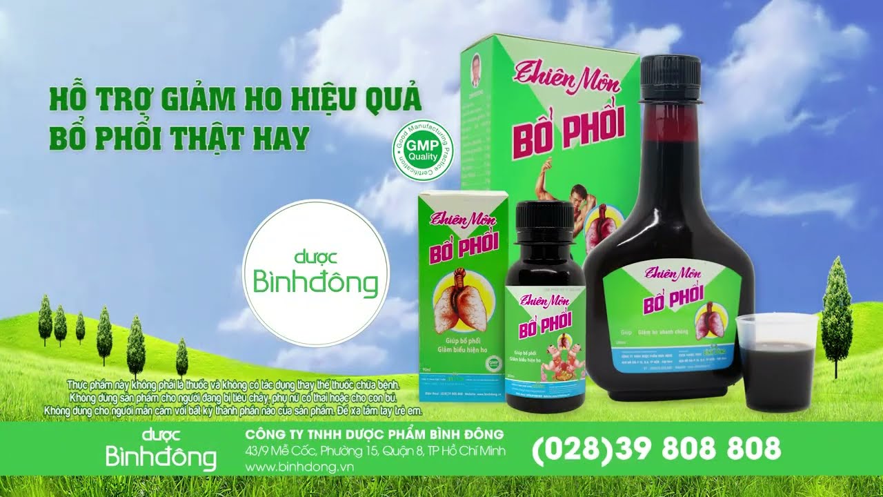 DƯỢC BÌNH ĐÔNG || Thiên Môn Bổ Phổi - Năm 2022