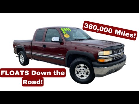 2001 Chevrolet Silverado 1500 5.3 V8 LS Extended Cab POV Test Drive & Review